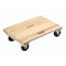 Global Industrial Hardwood Dolly - Solid Deck, 24 x 16, 1200 Lb. Capacity 952154B - alternate 1